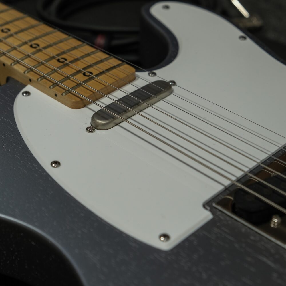 Caydence Triton Carbonite Grey Open Grain Satin