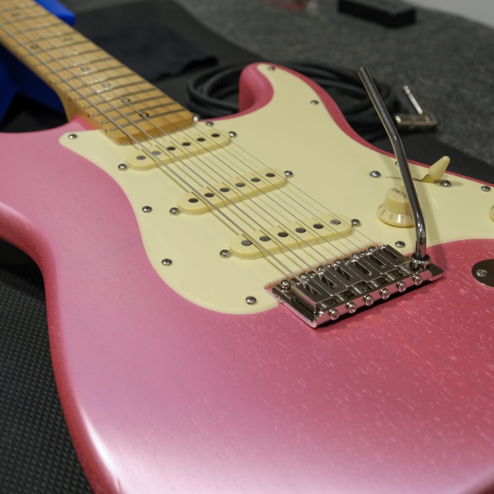 Caydence Scorpio Frenchie Pink Open Grain Satin