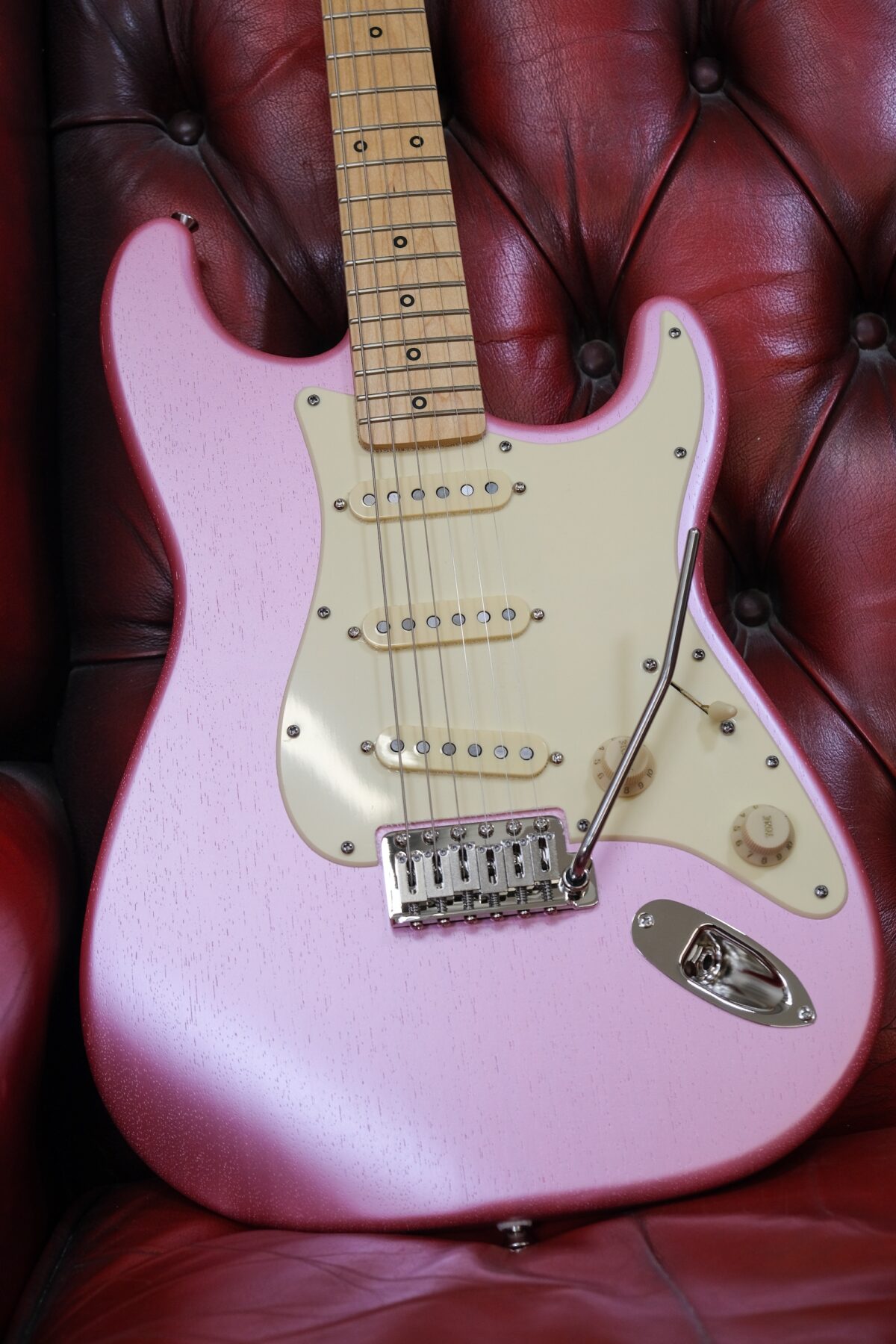 Caydence Scorpio Frenchie Pink Open Grain Satin